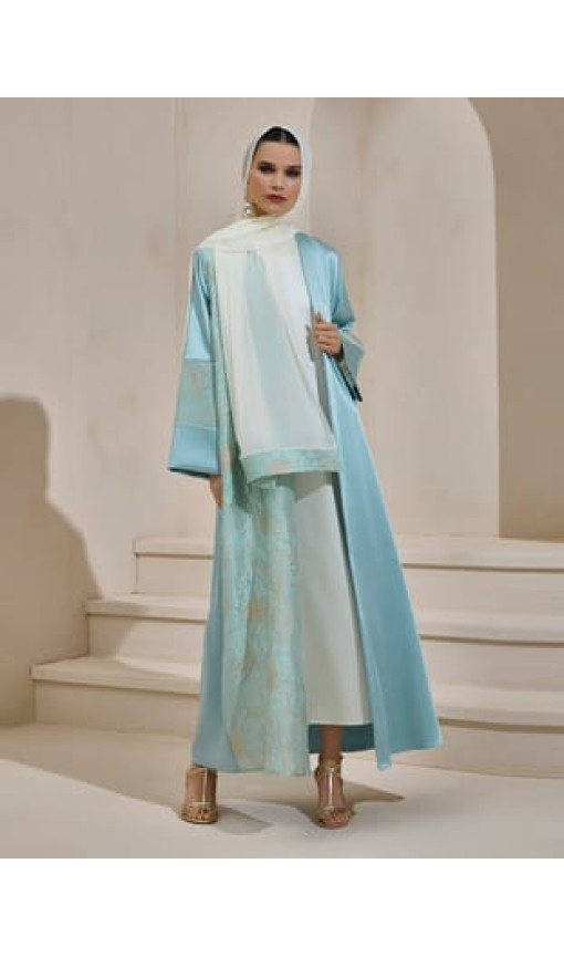 VERA ABAYA SET - Mint Yeşili - AL SHEIKHA VERA ABAYA SET - Mint Yeşili - AL SHEIKHA