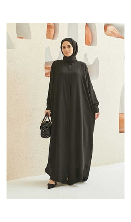 6571-Standart Abaya Siyah 6571-Standart Abaya Siyah