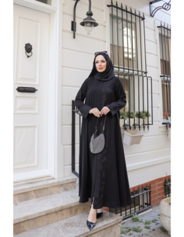 Ravza Dubai İpeği Abaya - 1009