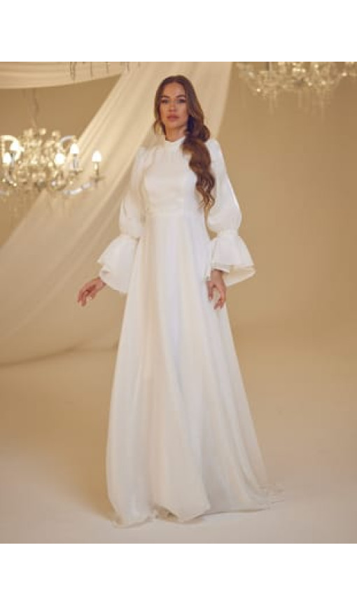 İNCİ NİKAH ABİYE ELBİSESİ - Beyaz- Burak Baran Fashion İNCİ NİKAH ABİYE ELBİSESİ - Beyaz- Burak Baran Fashion
