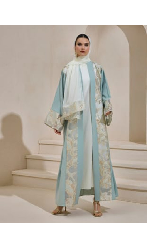 MARIA ABAYA SET - Mint Yeşili - AL SHEIKHA MARIA ABAYA SET - Mint Yeşili - AL SHEIKHA