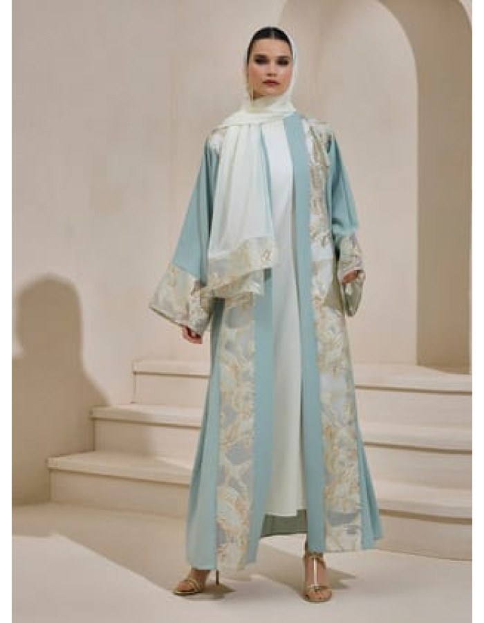 MARIA ABAYA SET - Mint Yeşili - AL SHEIKHA