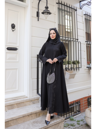 Ravza Dubai İpeği Abaya - 1009